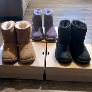 3 pair of Uggs was worn last year still in good condition.